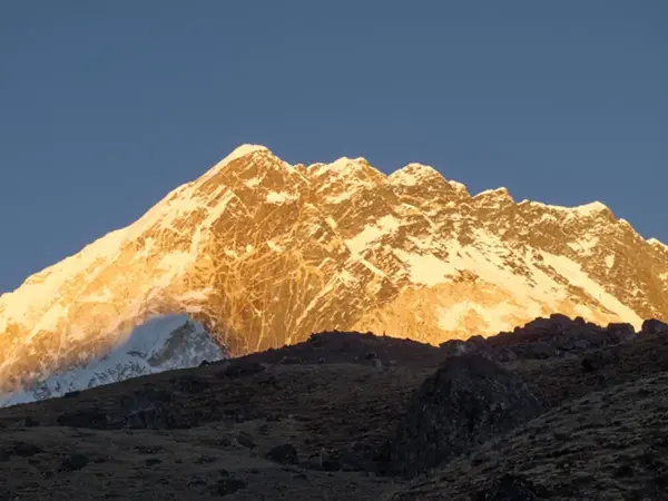 Golden Mountain With Sunrise 2